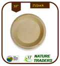 Palm/Areca leaf Round standard Plates (10")