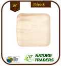 Palm/Areca leaf Square standard Plates (10'x10")