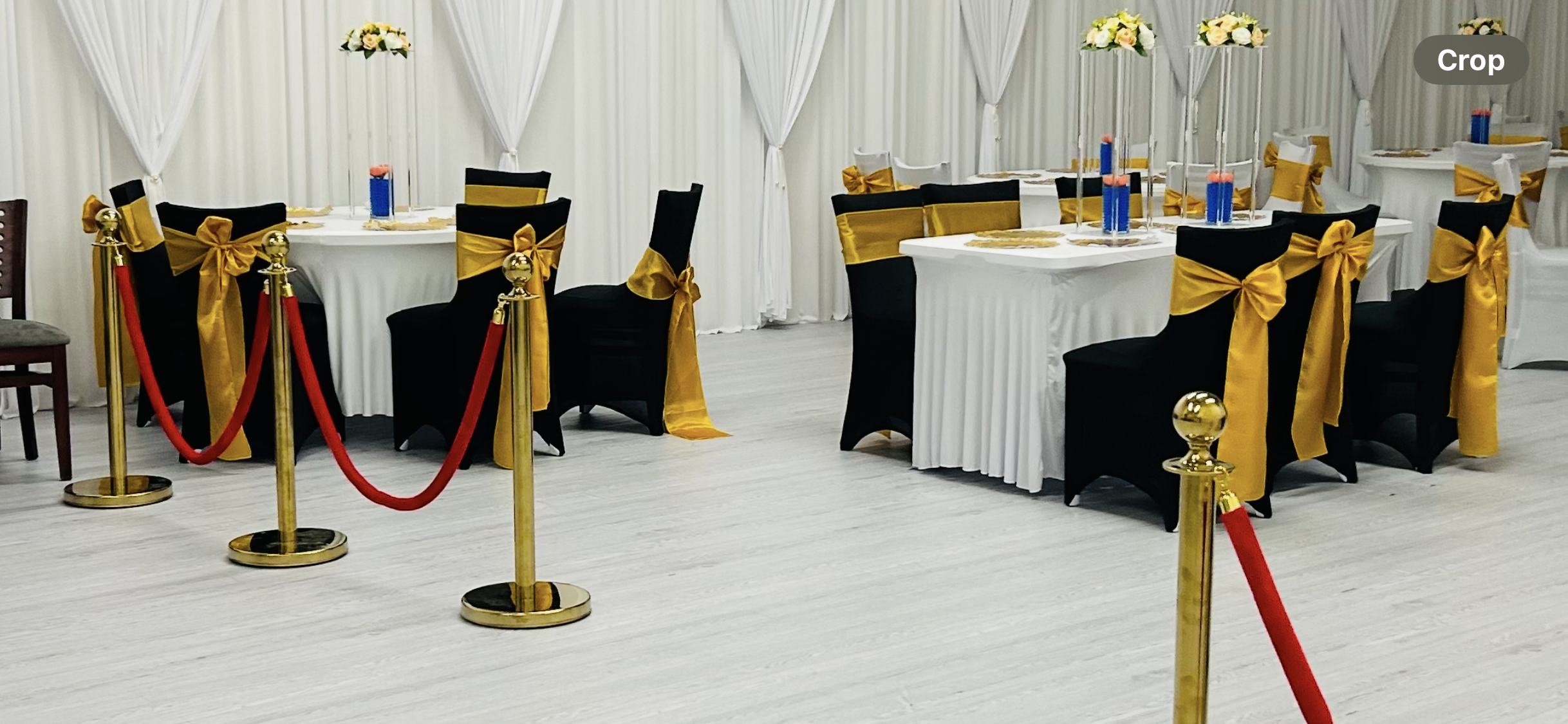 Chair Sashes Gold ea.