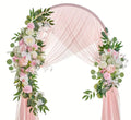 Elegant Artificial Flower Swags -pink-2pcs