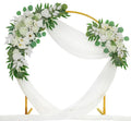 Elegant Artificial Flower Swags -white-2pcs