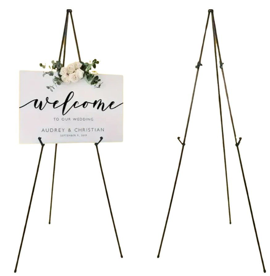 Easel Stand for Display, 63 In. black
