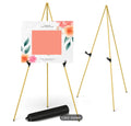 Easel Stand for Display, 63 In. GOLD