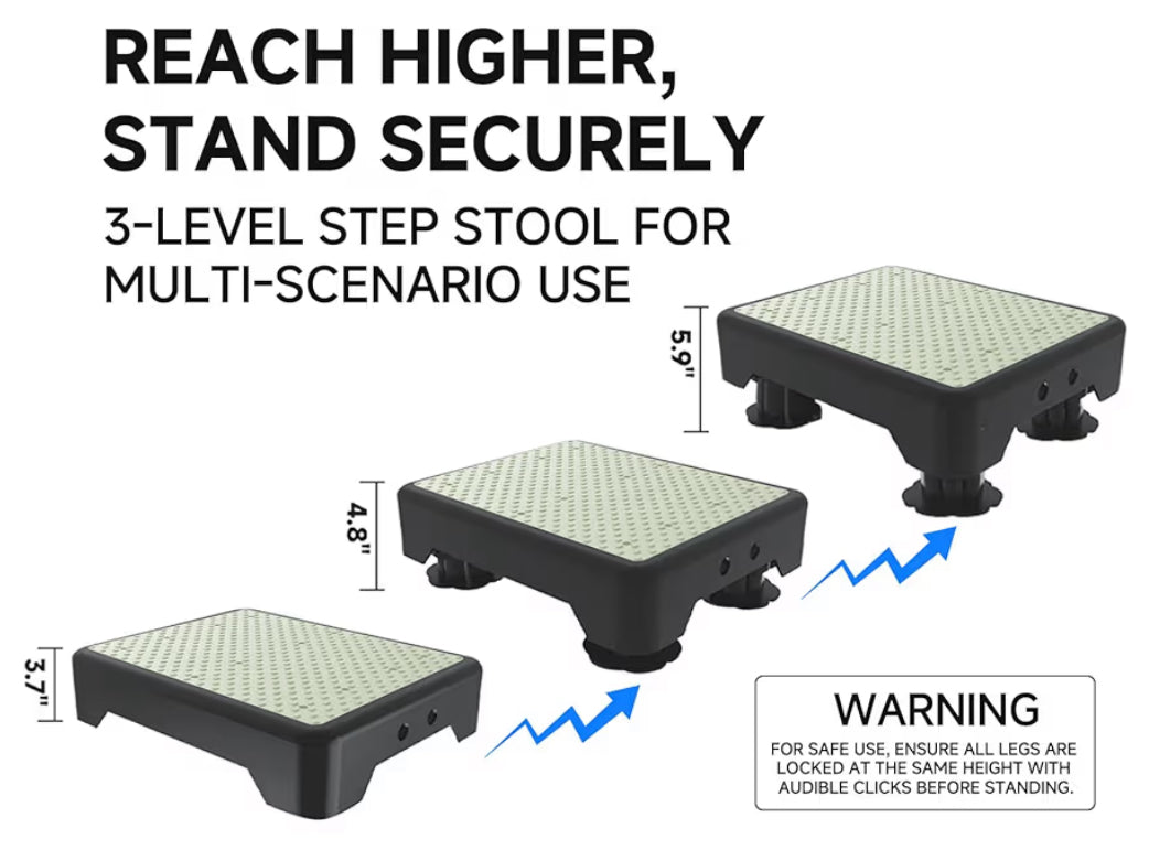 Adjustable stool for stage