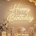 Neon Birthday sign