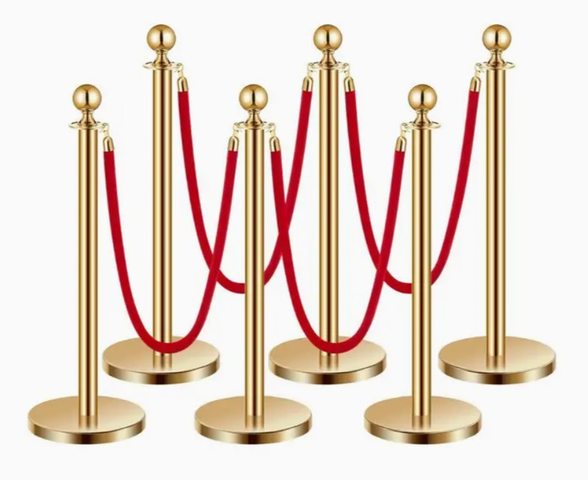 Stanchion post - Gold (6post 4rope)