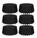 4Ft. Round Table Cloth Black